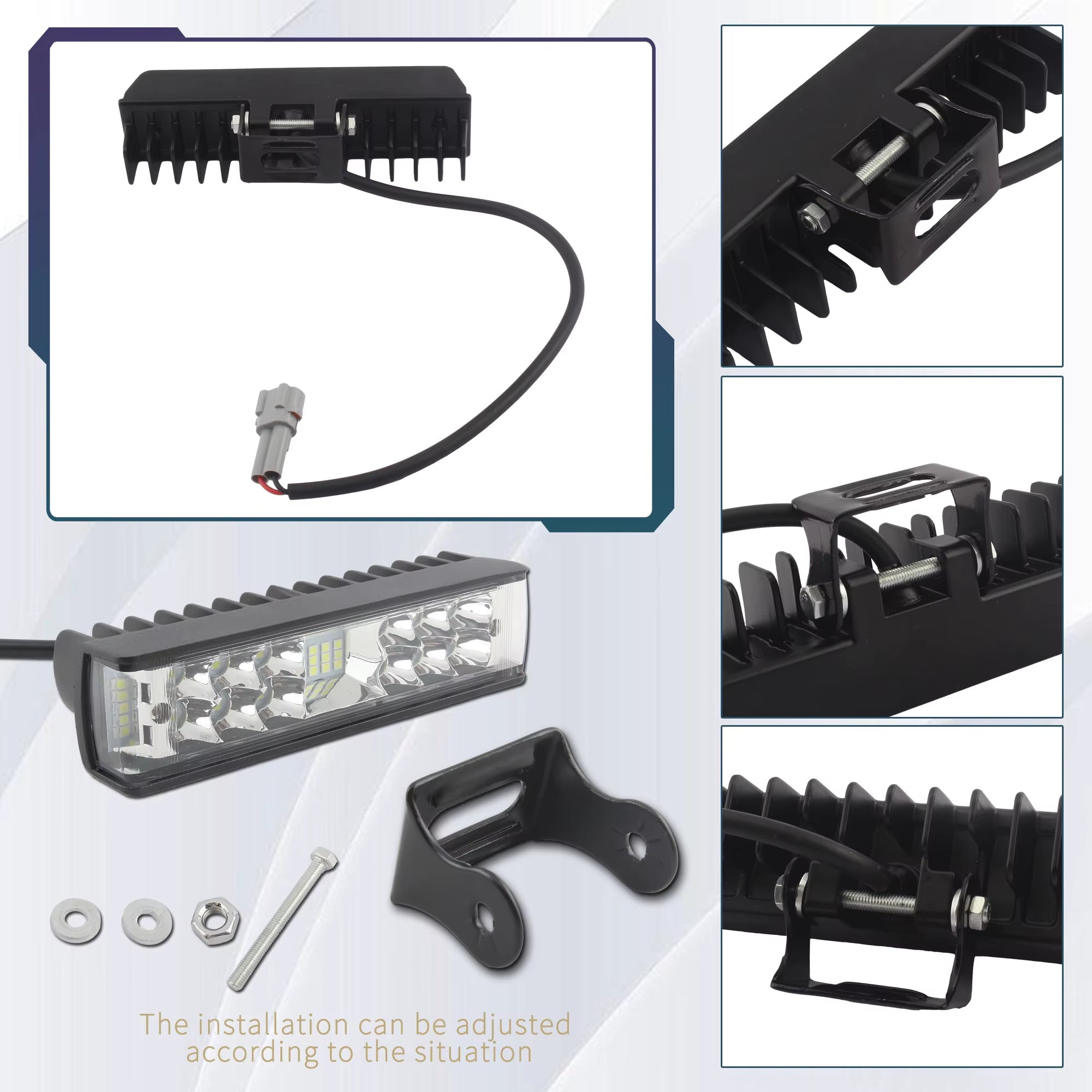 For Surron Light Bee X S Ebike Motorcycle Headlight LED Spotlight Dirt Pit Bike Enduro Motocross Modified Parts Free Shipping