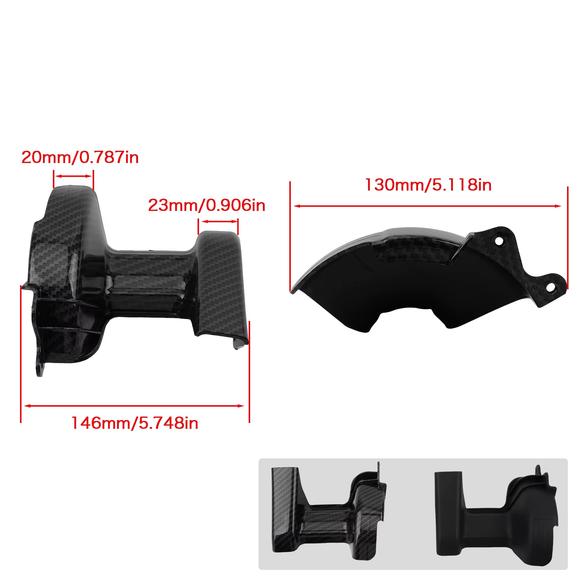 For Surron Accessories Motorcycle Central Shaft Sleeve Assembly Protective Cover Motorbike for Surron Light Bee X Carbon Fiber