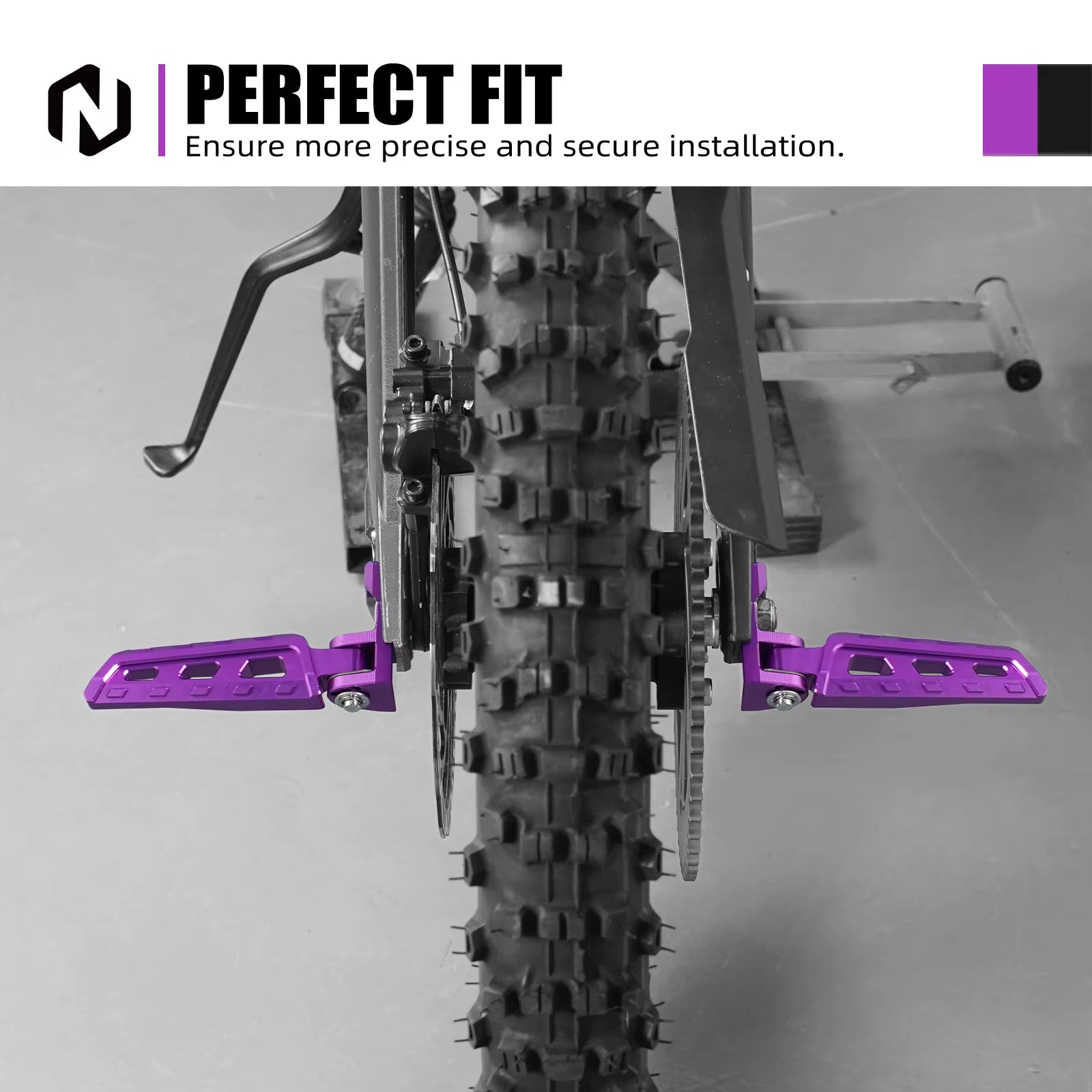 for 2025 2024 2023 Surron Light Bee X Rear Axle Stunt Pegs Chain Tensioner Adjuster Block Kit for Surron Light Bee S L1E