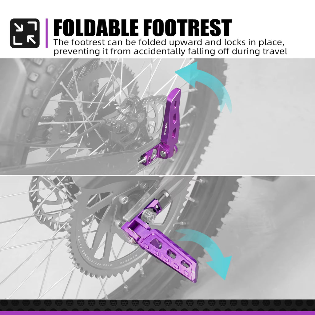 for 2025 2024 2023 Surron Light Bee X Rear Axle Stunt Pegs Chain Tensioner Adjuster Block Kit for Surron Light Bee S L1E