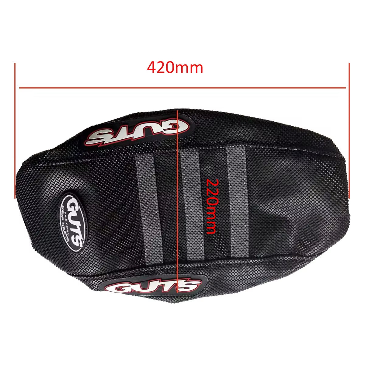 Motorcycle Pro Ribbed Rubber Gripper Soft Seat Cover for Surron Sur-Ron Lightbee Light Bee X S Off-Road Electric Vehicle E-Bike